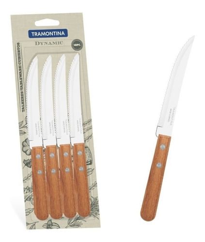 Cuchillo De Asado Tramontina Mesa Dynamic X 12 Unidades