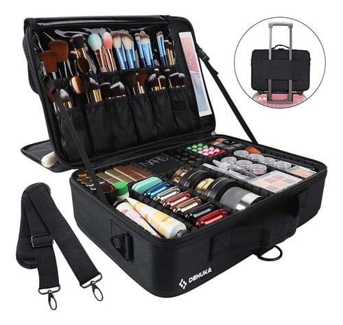 Portabolso Dehuka Organizador De Maquillaje Impermeable Con Bandejas