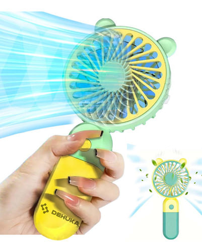 Ventilador Inalámbrico Portátil Carga Usb Potente Motor Dehuka
