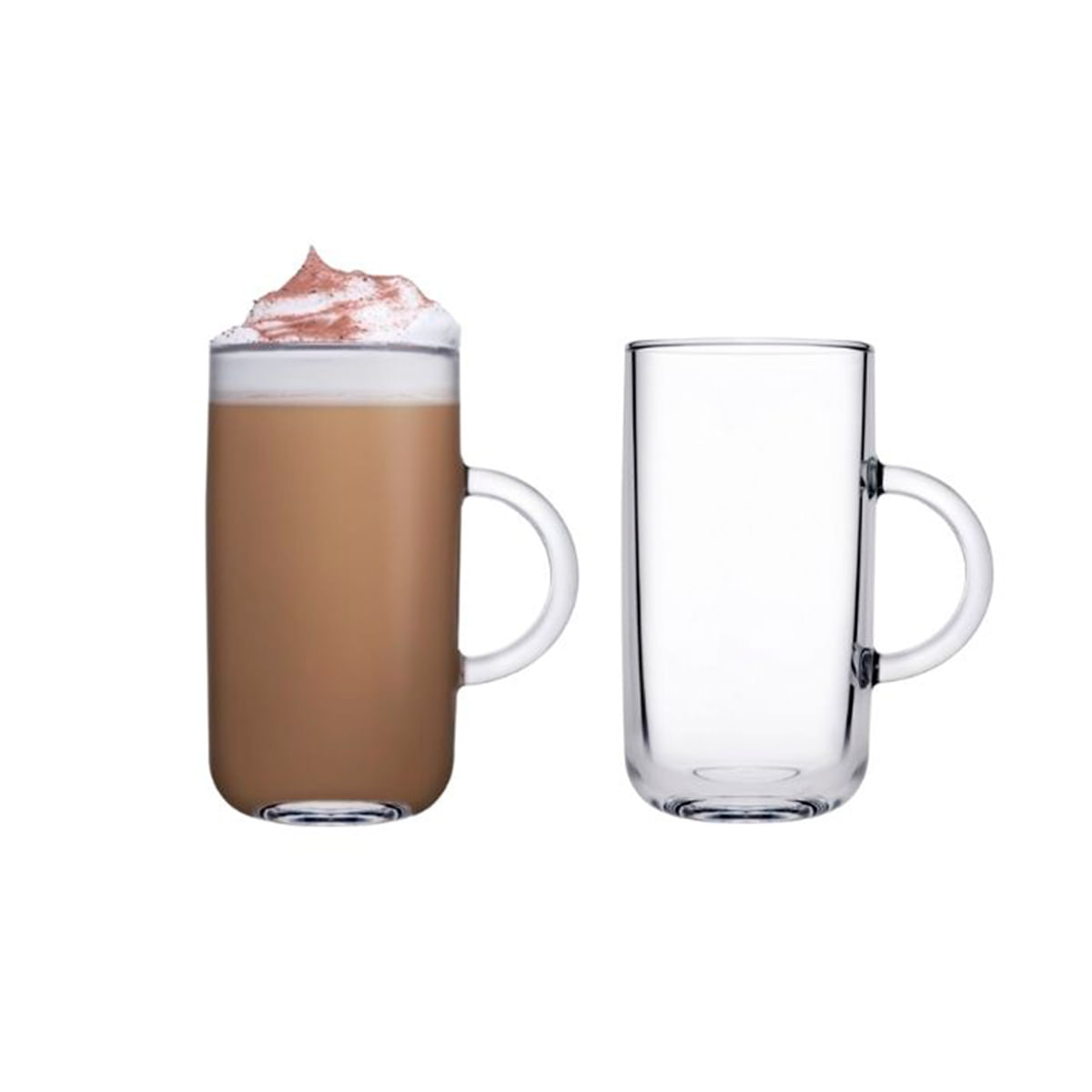 Set x 2 taza Mug Jarro Vidrio 270 cc Pasabahce Iconic