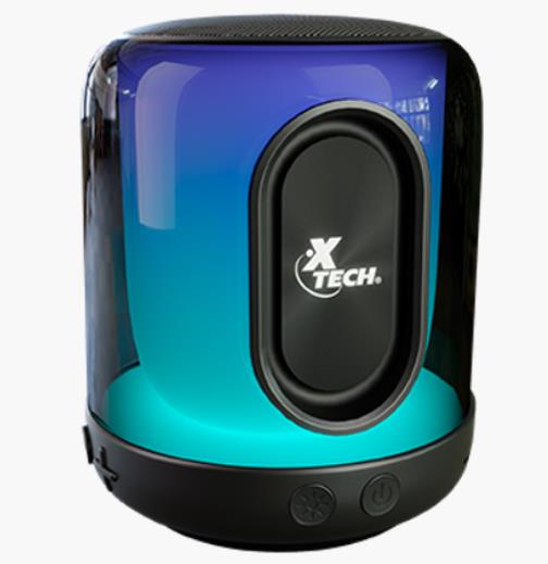 Parlante portatil bluetooth  beatwave con luces led (xts-617)