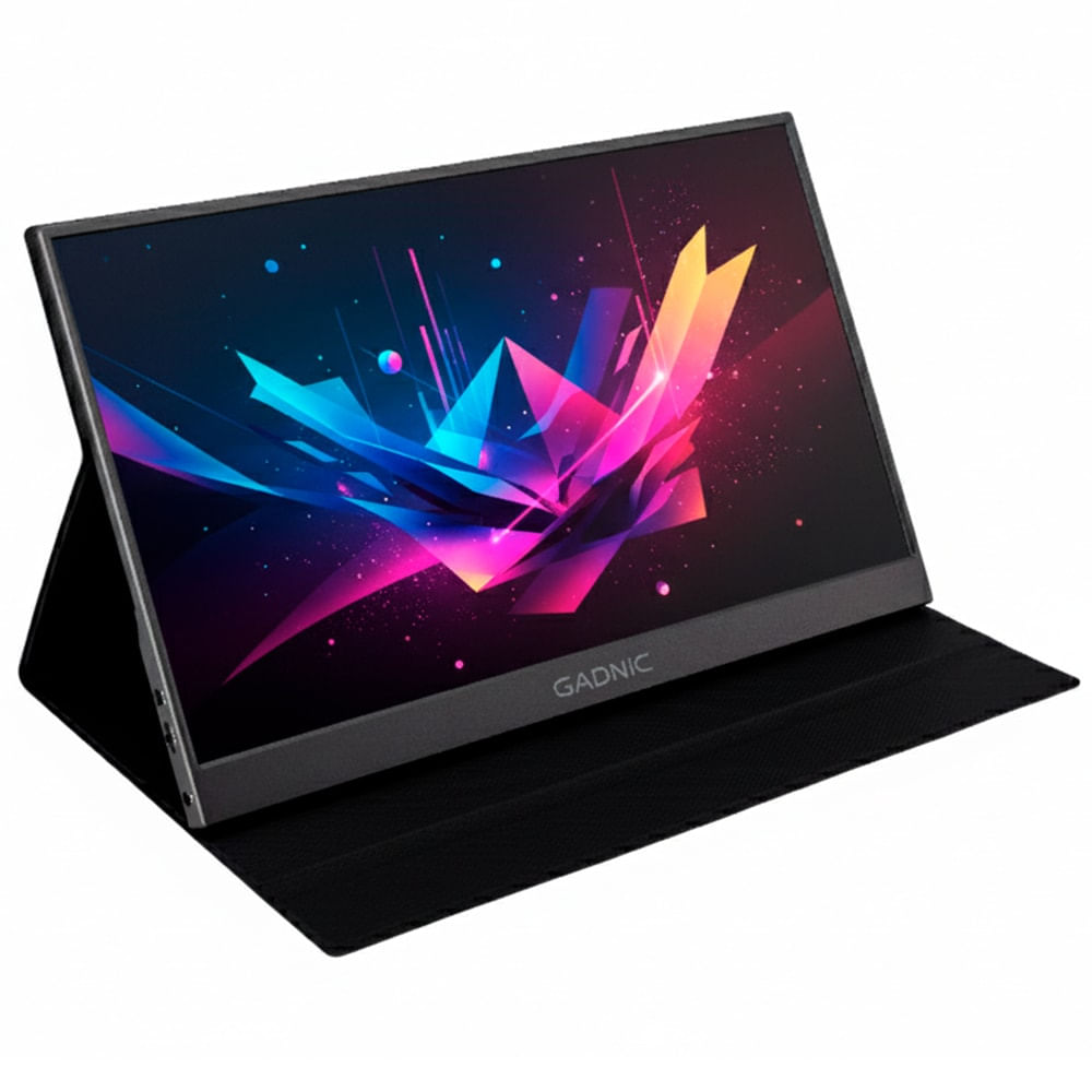 Monitor PortáTil Gadnic 156 Con Funda Soporte Full Hd