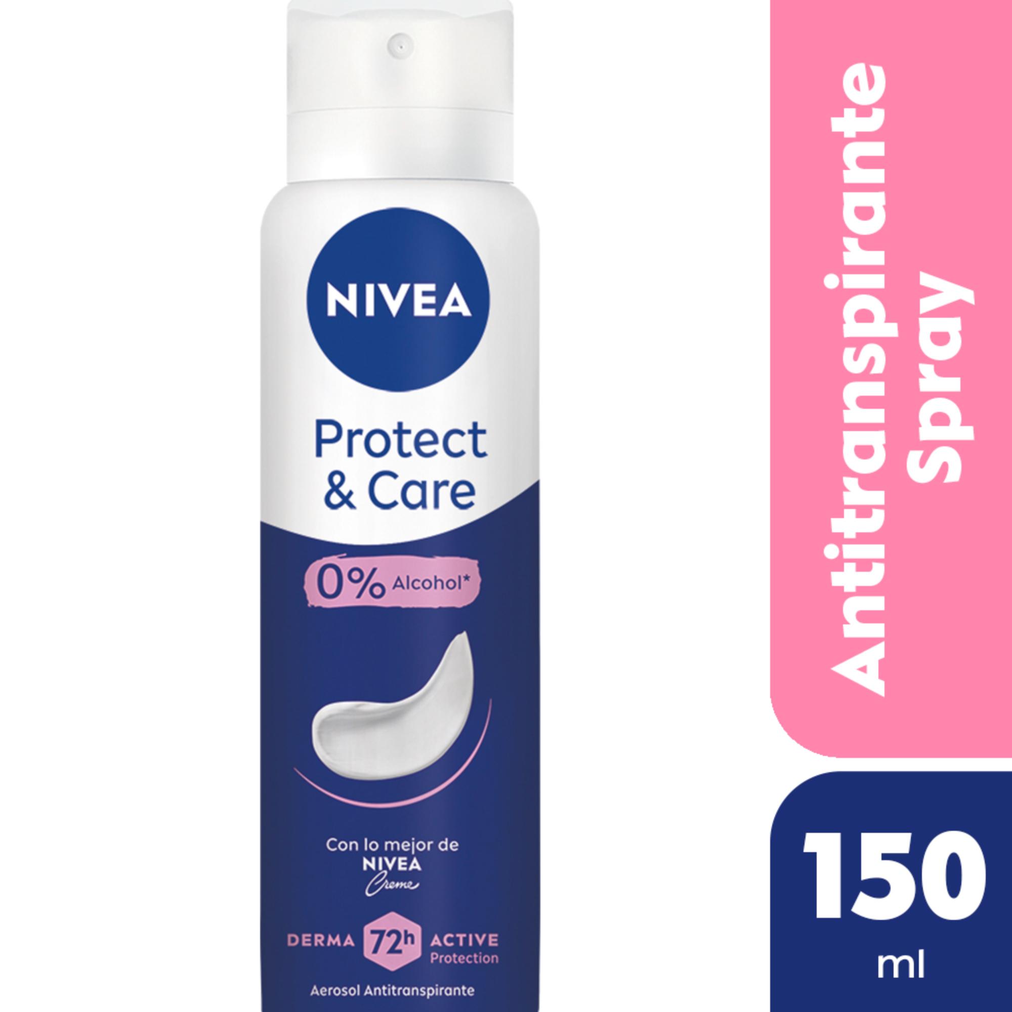 Desodorante antitranspirante femenino Nivea Protect & Care en aerosol 150 ml