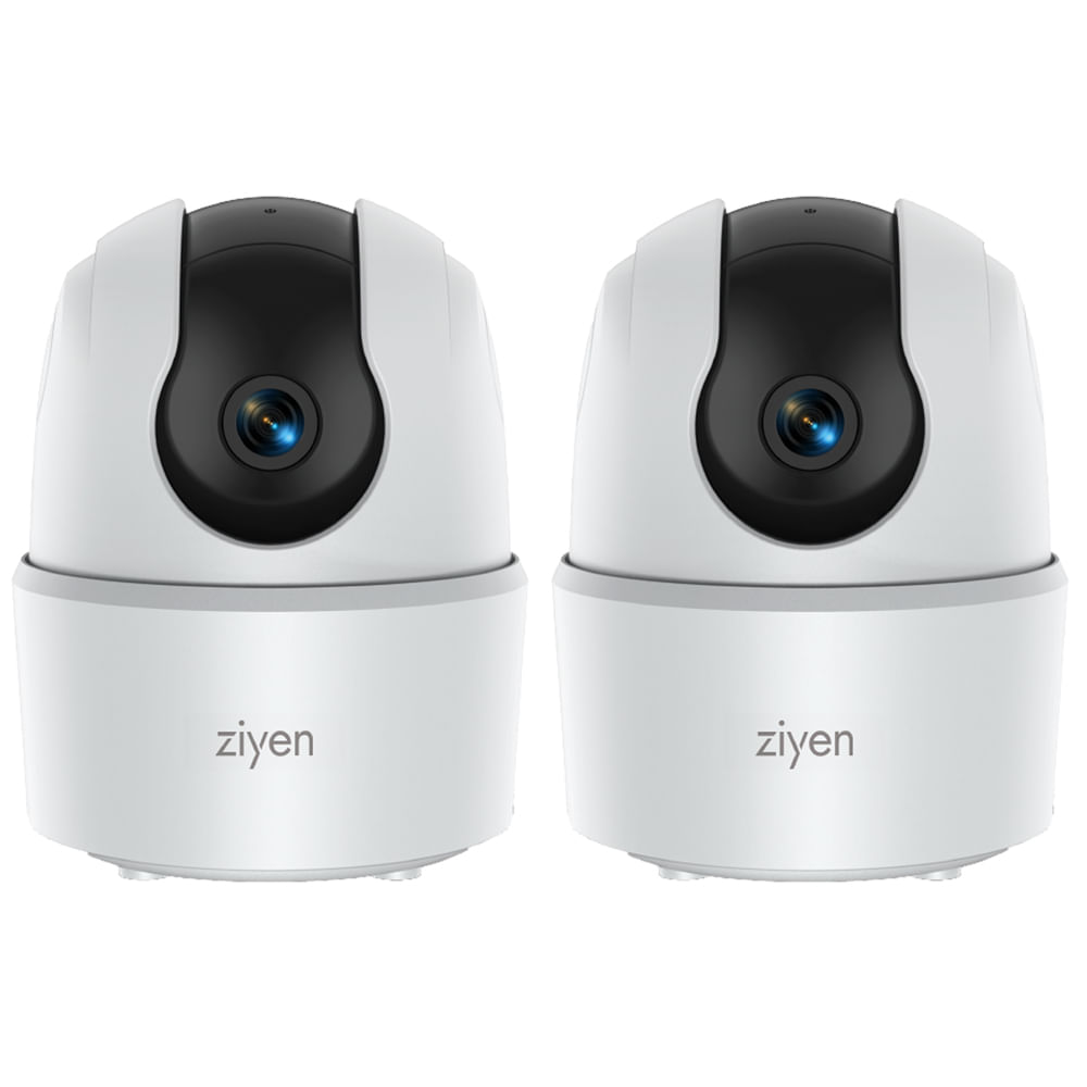 Kit De Dos CáMaras De Seguridad Interior Ziyen Wifi Vision Nocturna 2mp