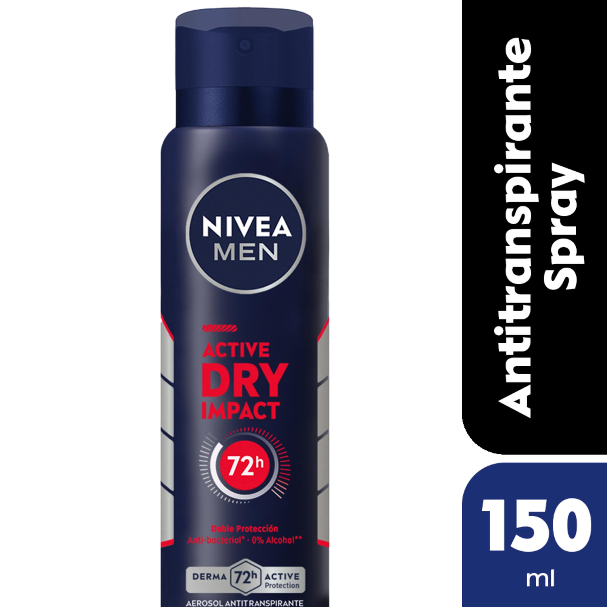Desodorante antitranspirante Nivea Men Dry Impact en aerosol 150 ml