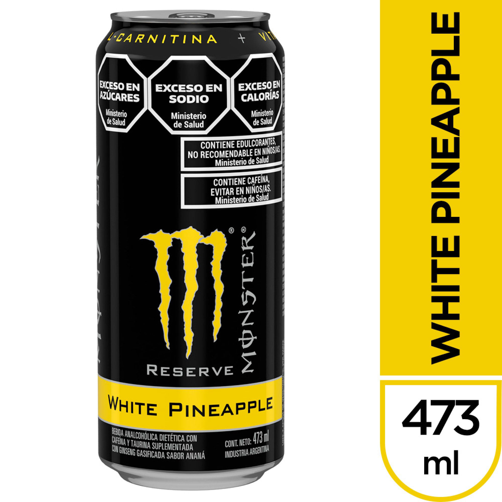 Bebida Energizante Monster Reserve White Pineapple 473 Ml