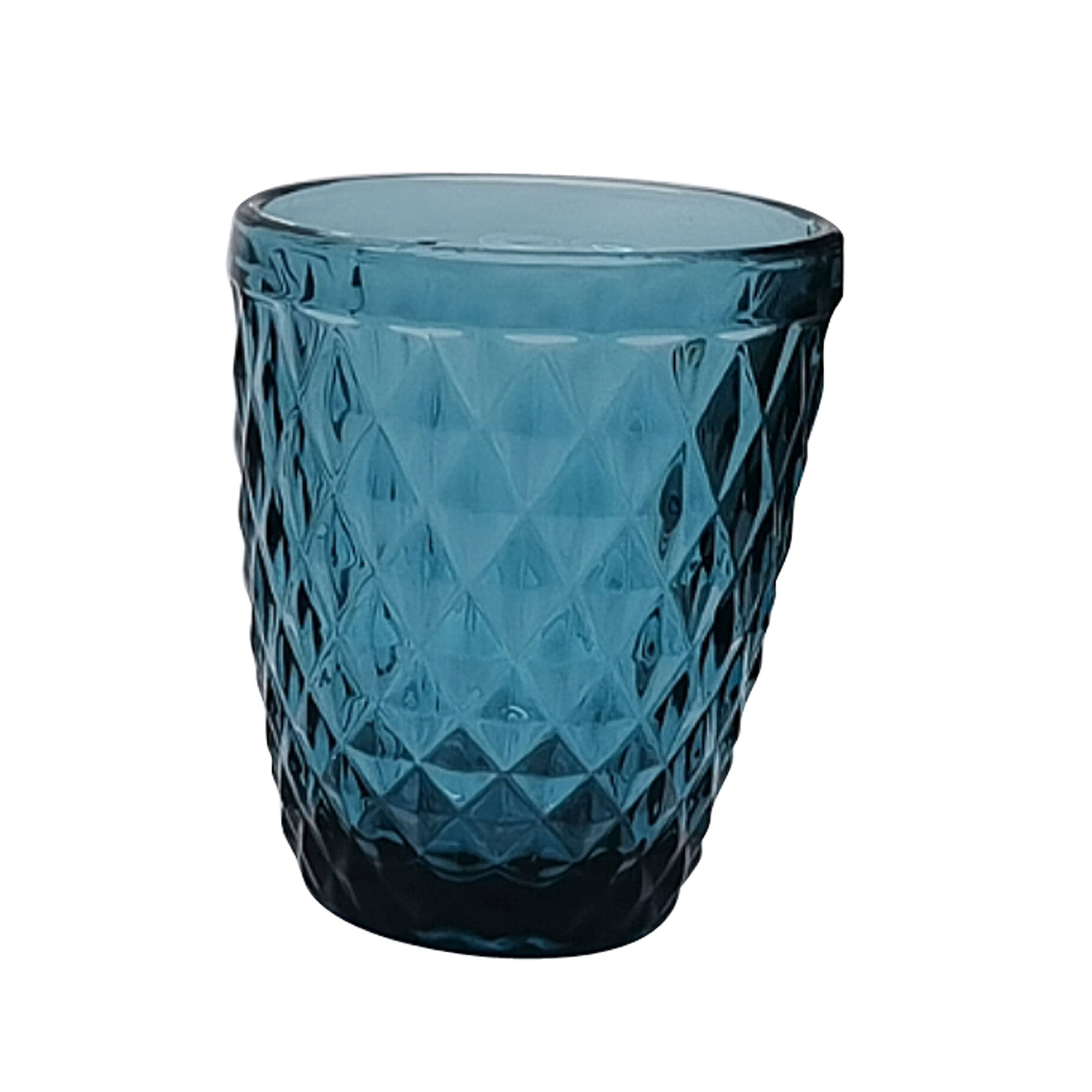 Vaso gsa Baroque labrado color azul