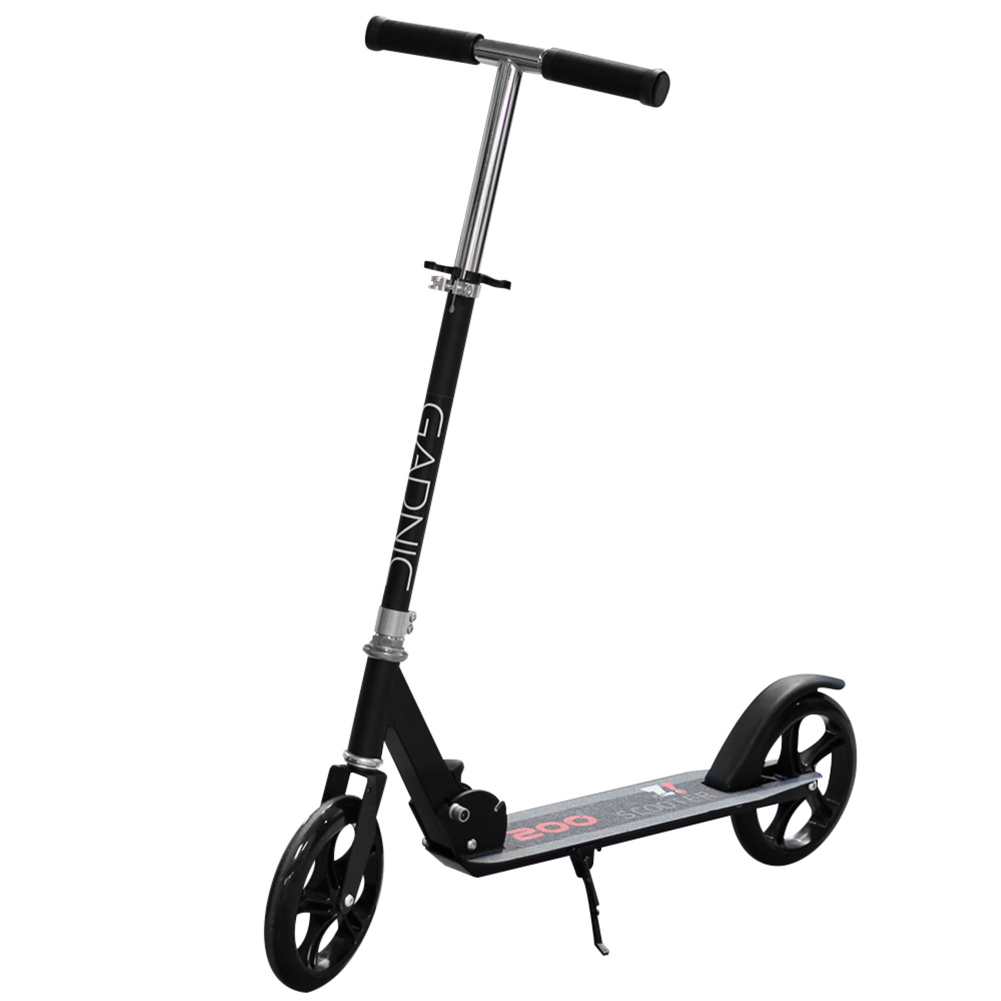 Monopatín Blanco Gadnic City Plegable de Alumino Niños y Adultos Hasta 90kg Ruedas 200mm