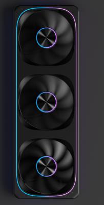 Triple Fan Formula V Line Air Fusion 3 Black Argb 360mm