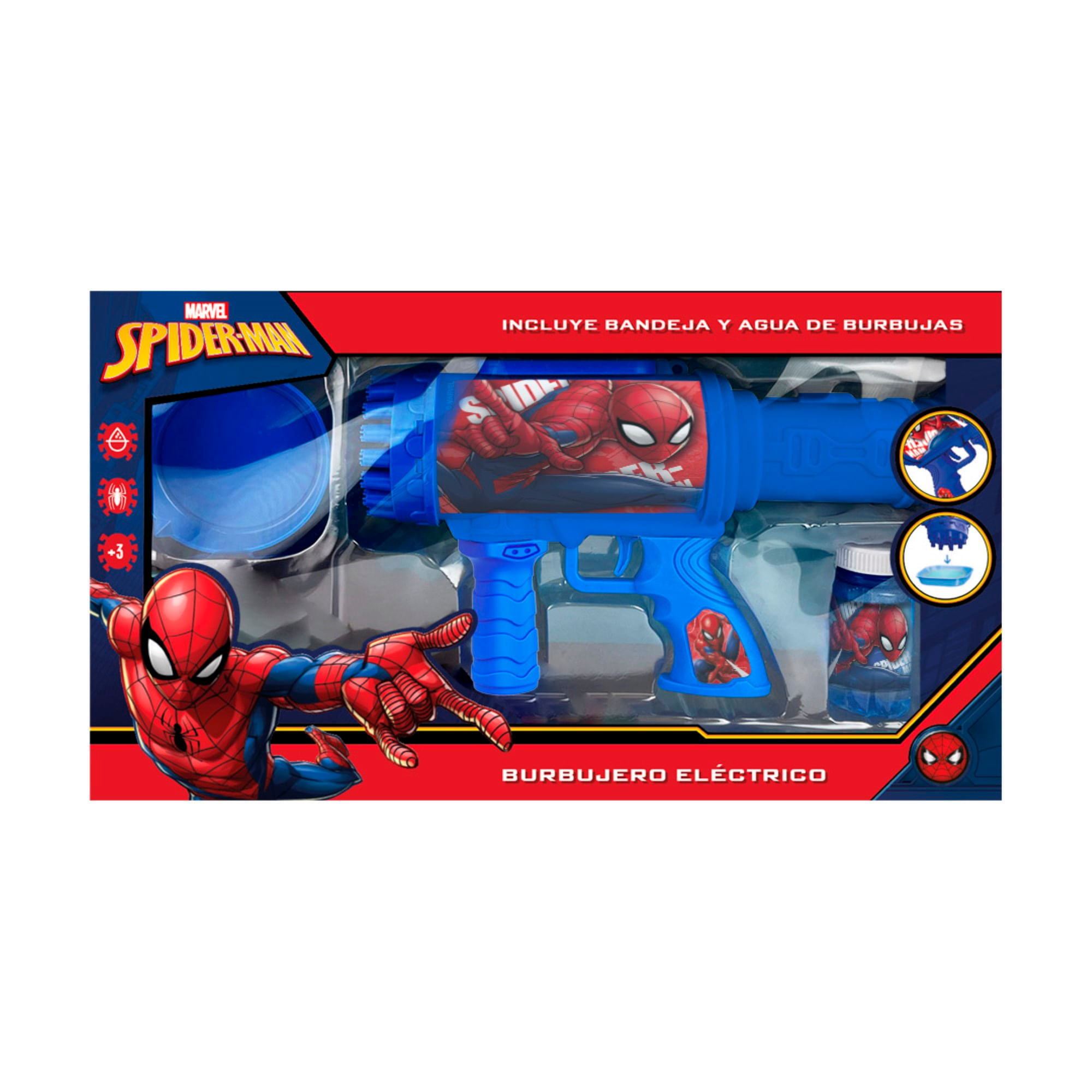 Burbujero a pila Spiderman