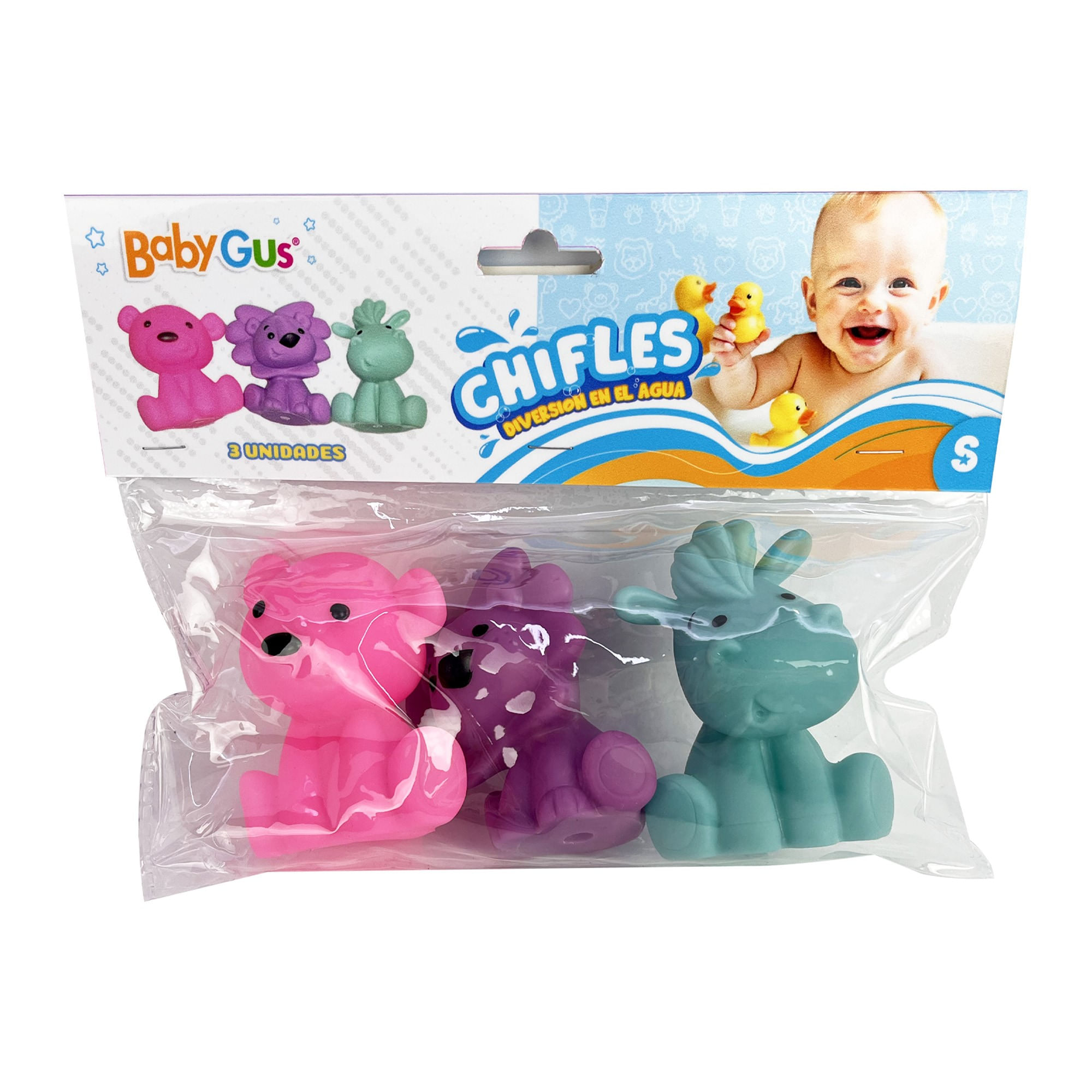 Chifle de animales Babygus 3 uni