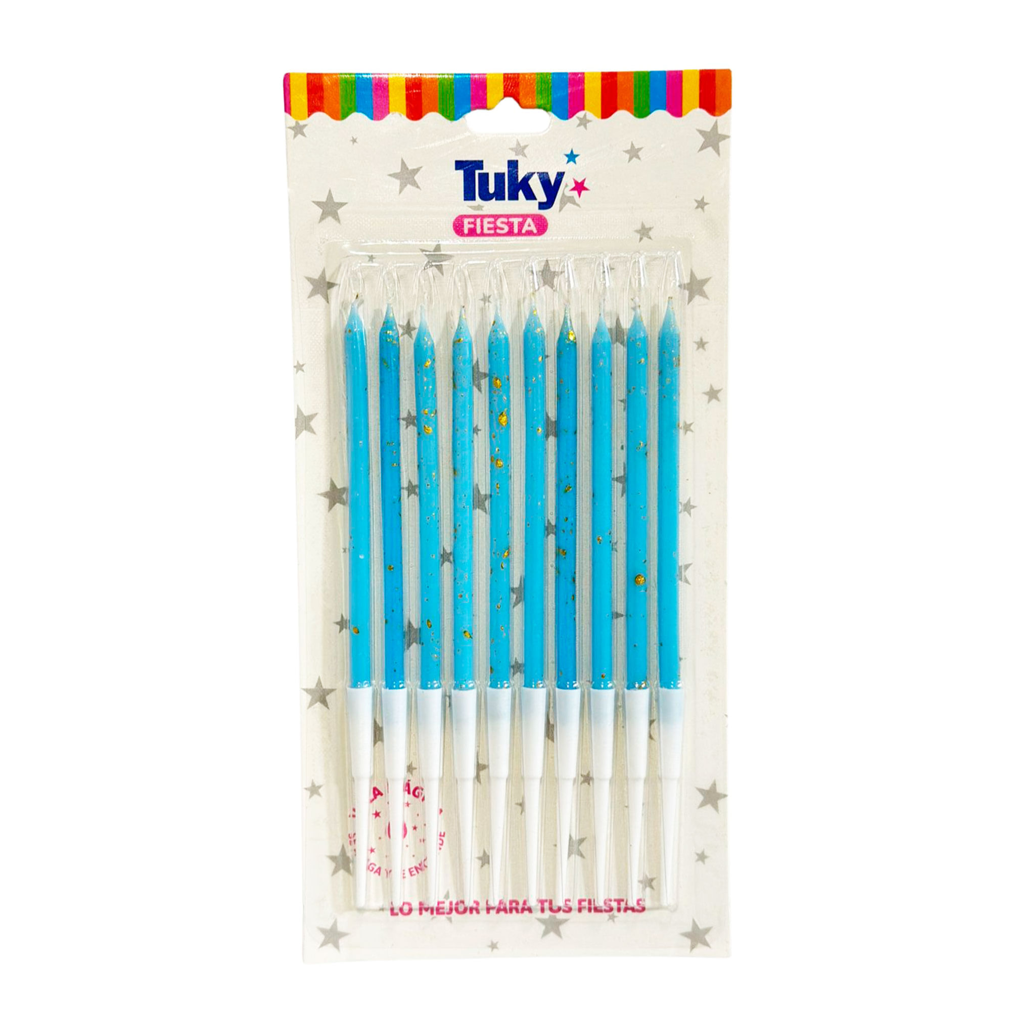 Vela Tuky color celeste 10 uni
