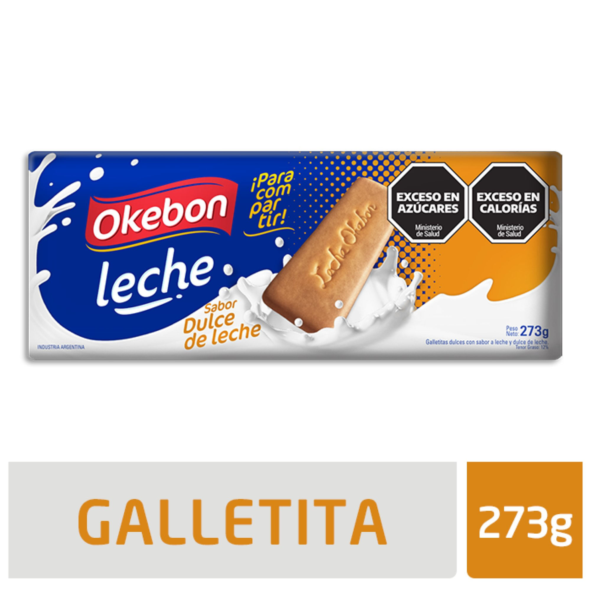 Okebon galleta Leche con Dulce de leche 273 grs