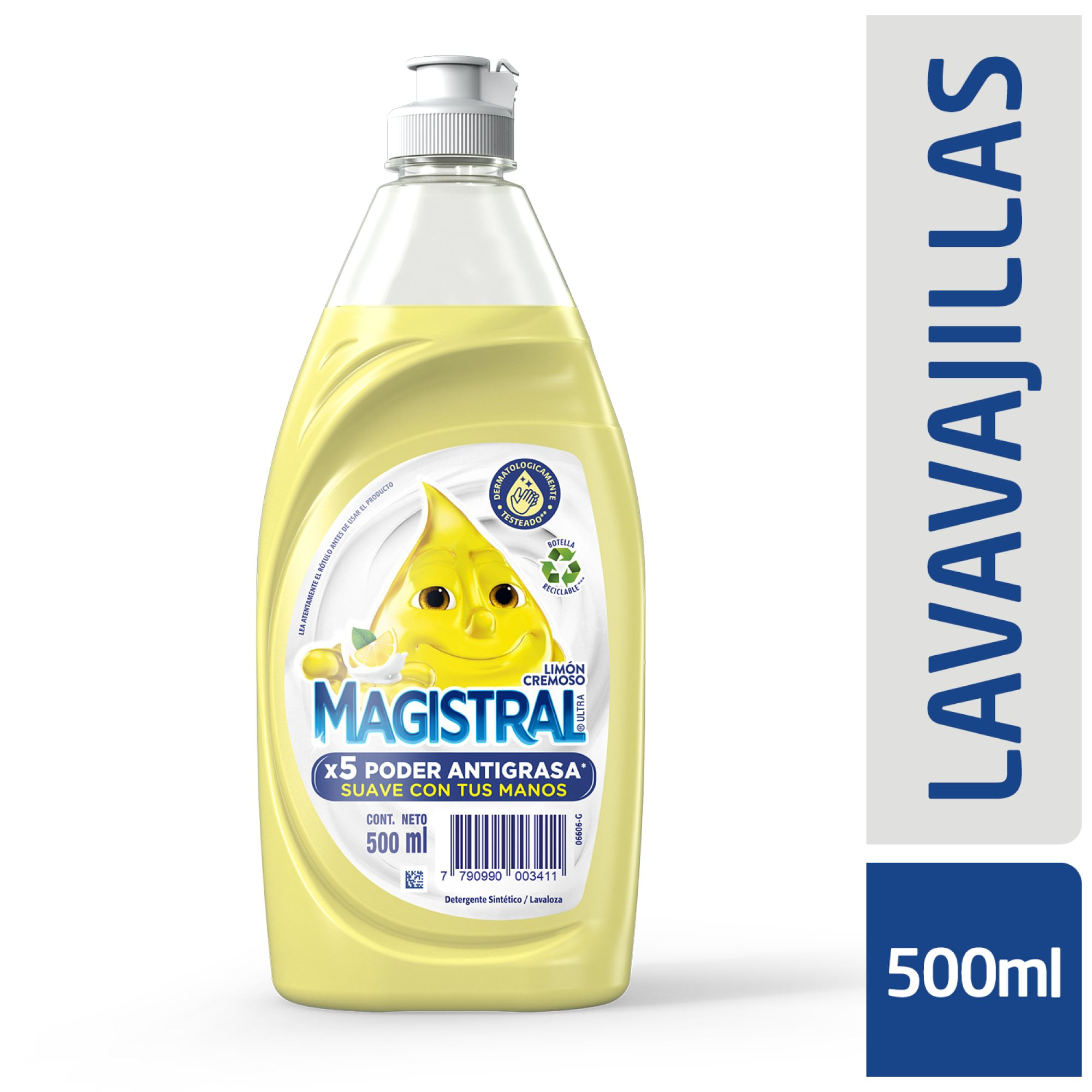 Detergente Magistral Ultra Limón Cremoso 500 Ml