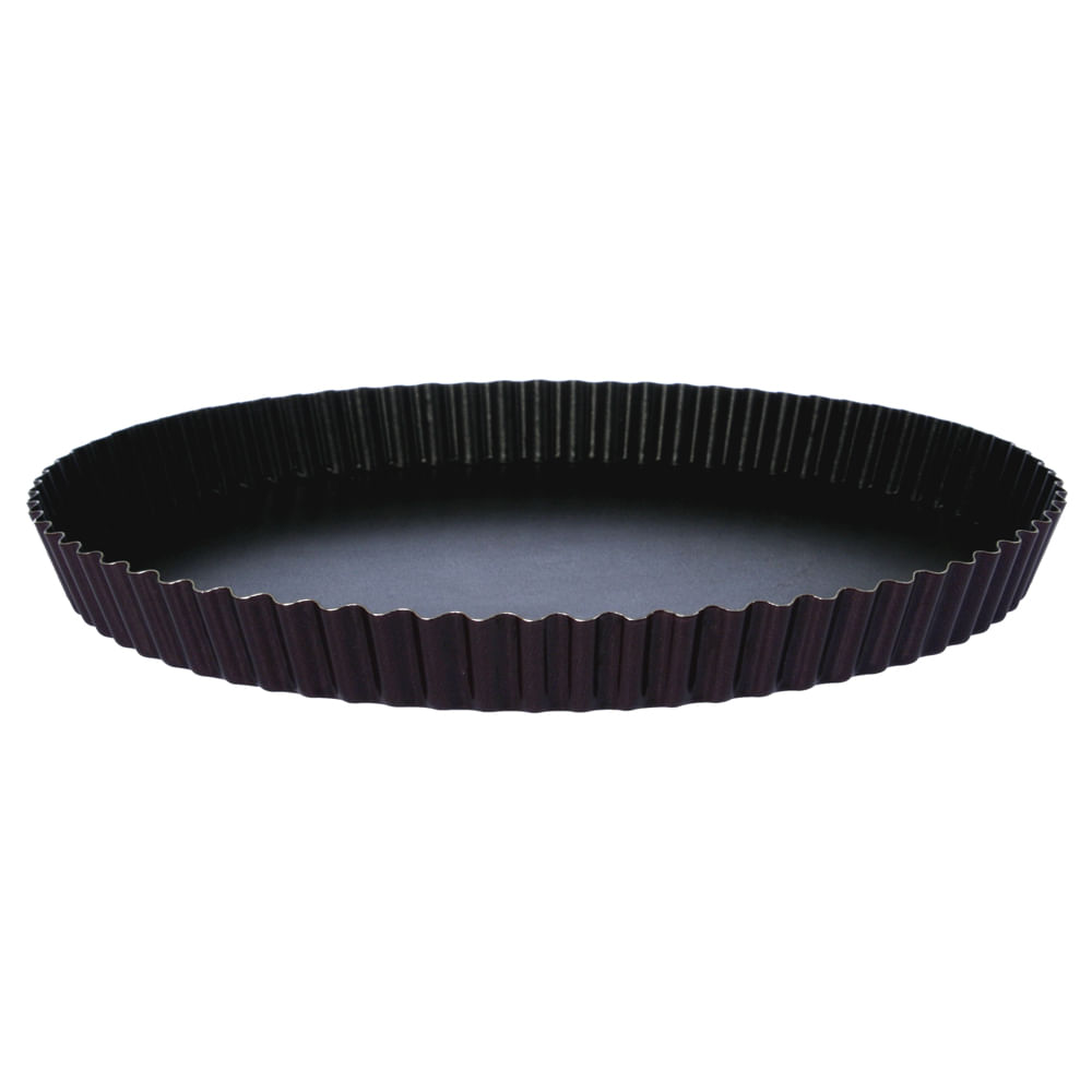 Tartera Acanalada Antiadherente Molde 27 Cm Aston Bordo