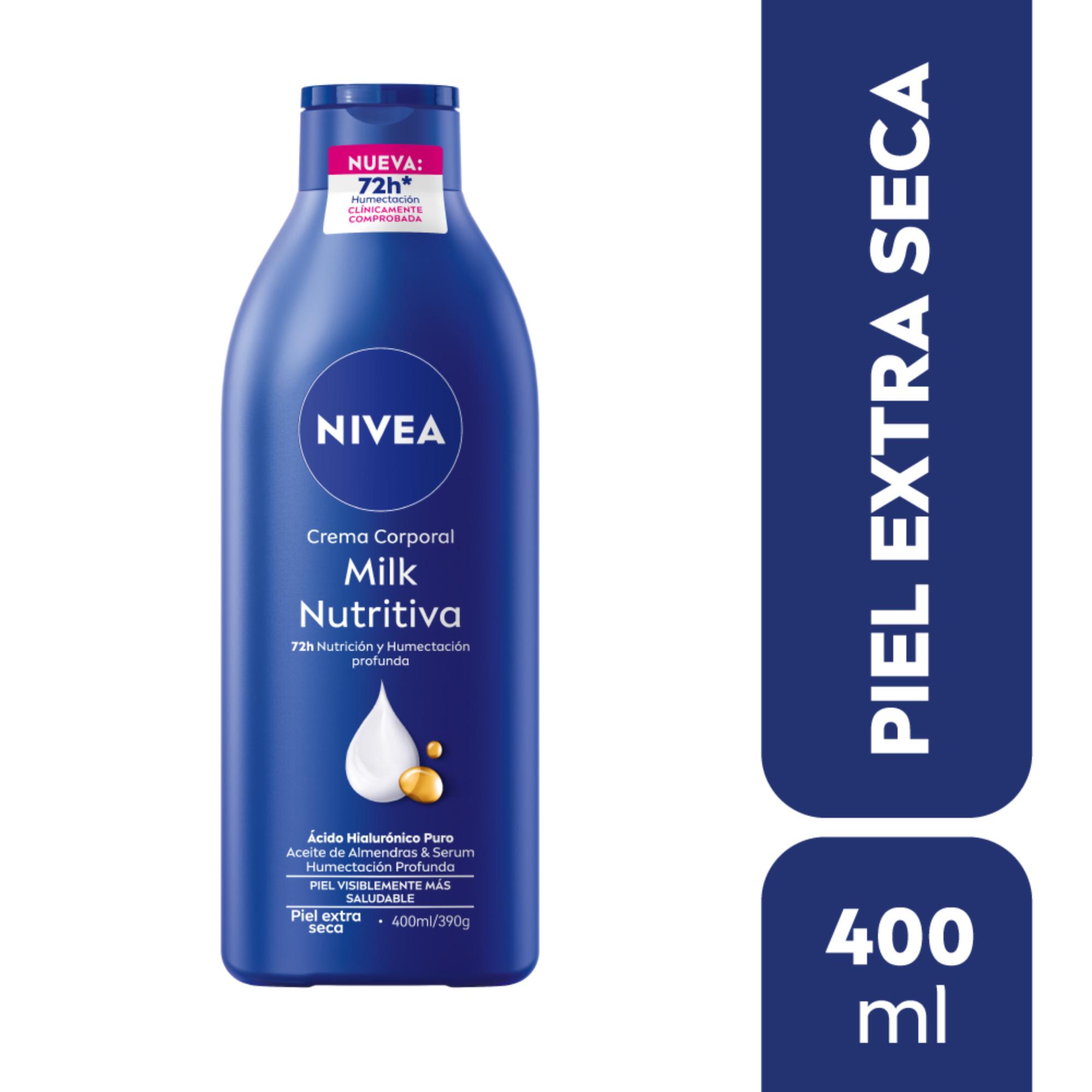 Crema Corporal Hidratante Nivea Milk Nutritiva Para Piel Extra Seca 400 Ml