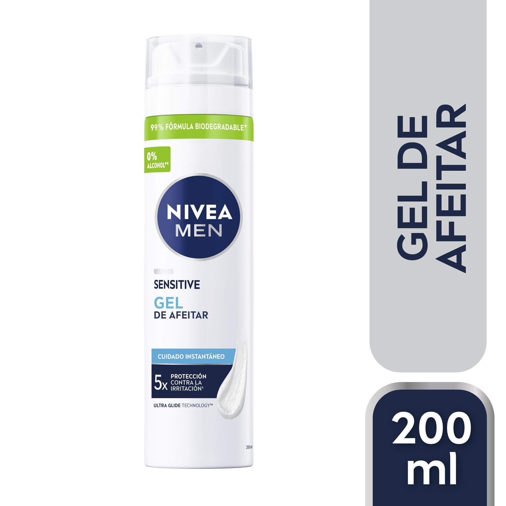Gel De Afeitar Nivea Men Sensitive Para Piel Sensible 200 Ml