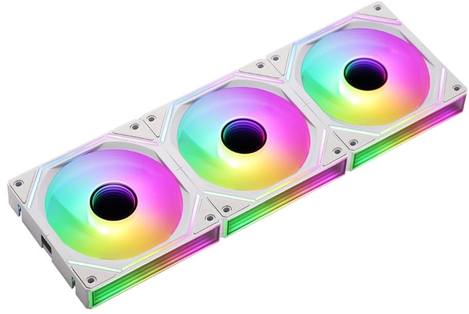 Pack De Fans Formula V Line Air Bridge White Argb (3 Fans, 12cm, Argb)