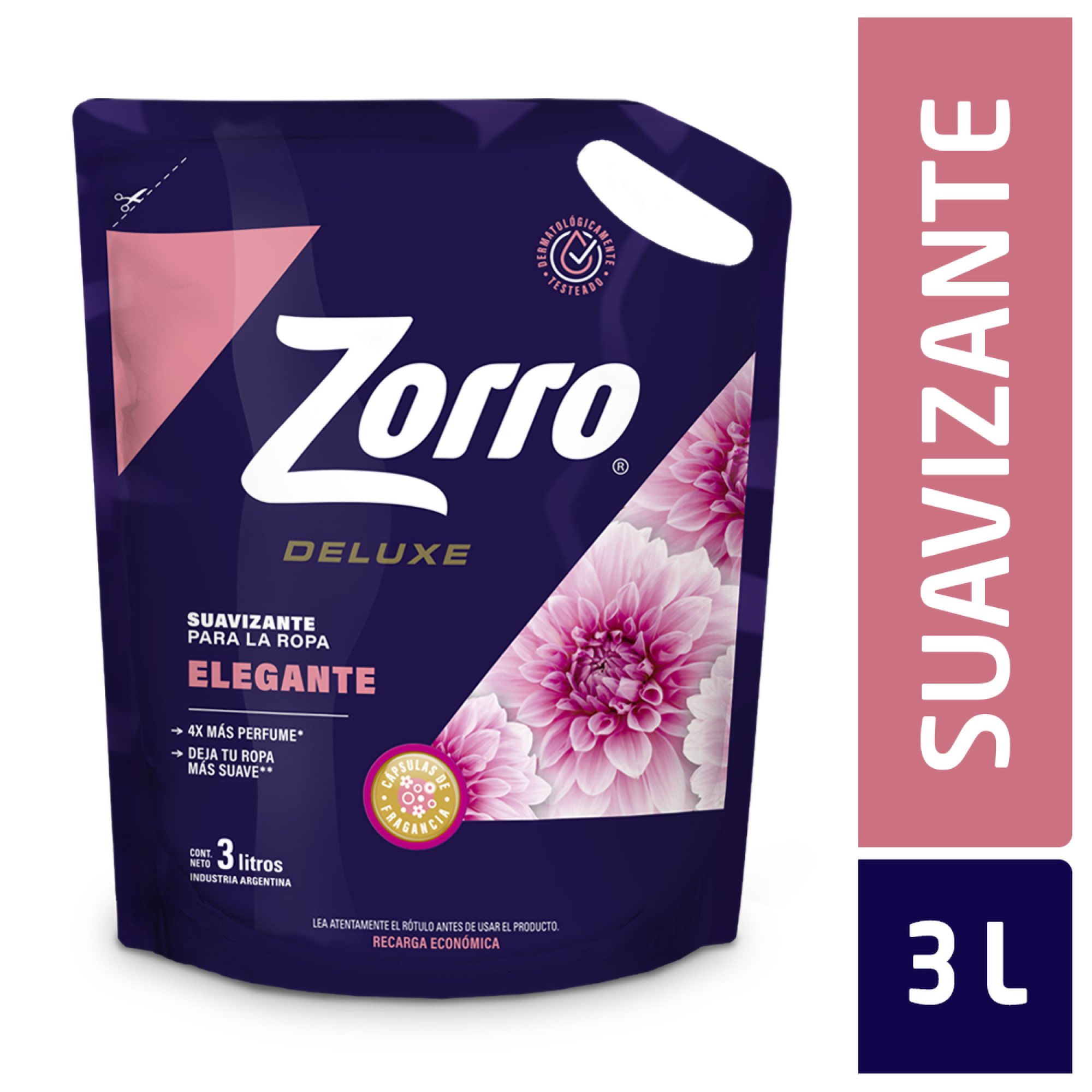Zorro Deluxe Suavizante Elegante 3 lts