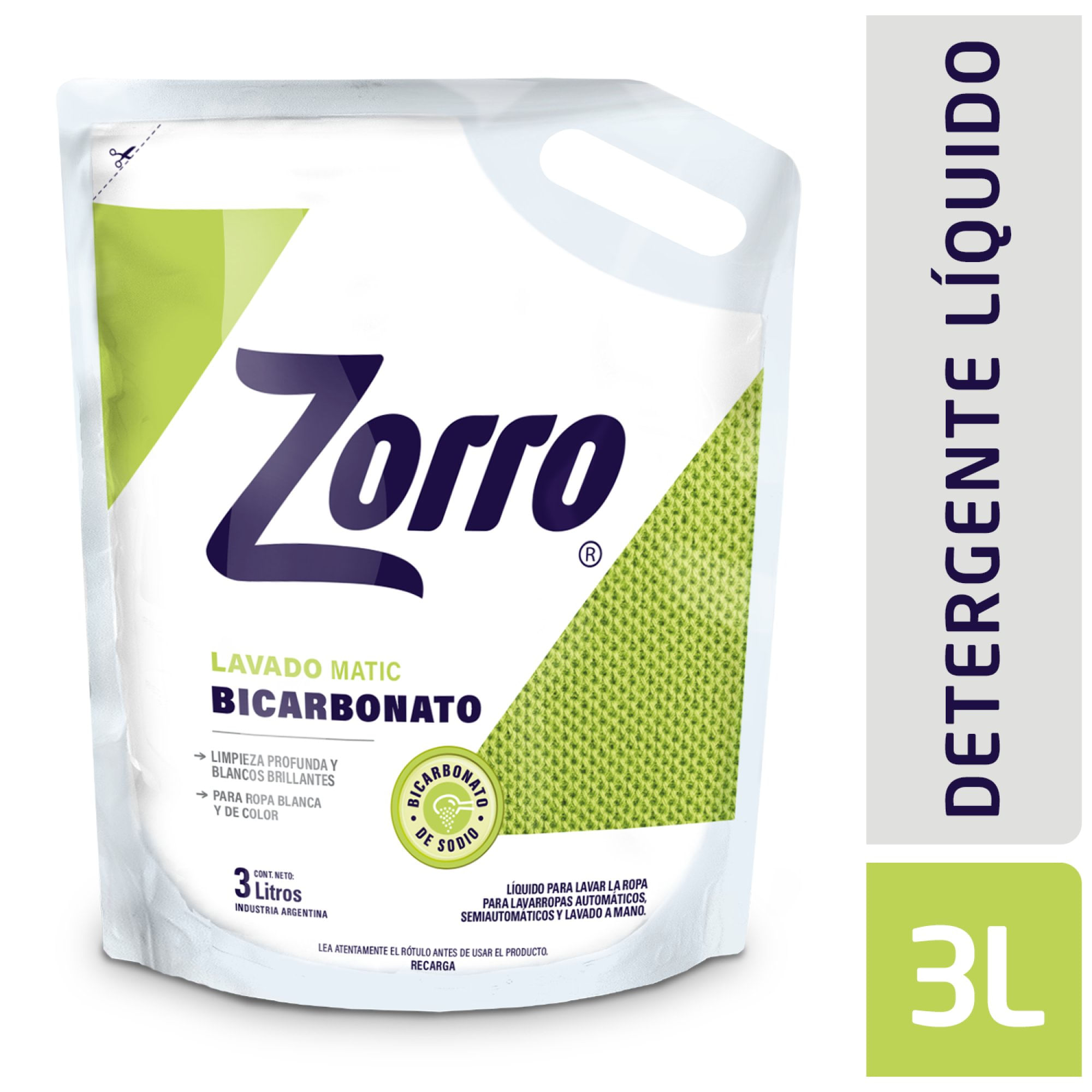Zorro Líquido Bicarbonato 3 lts