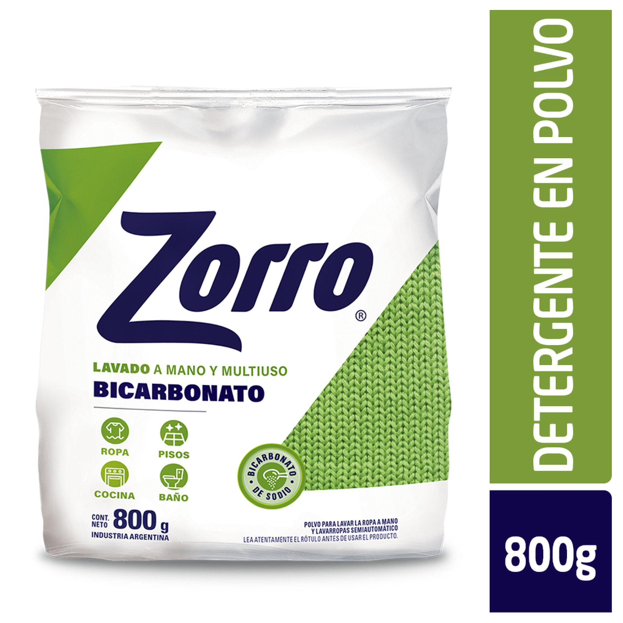 Zorro Polvo AE Bicarbonato 800 grs