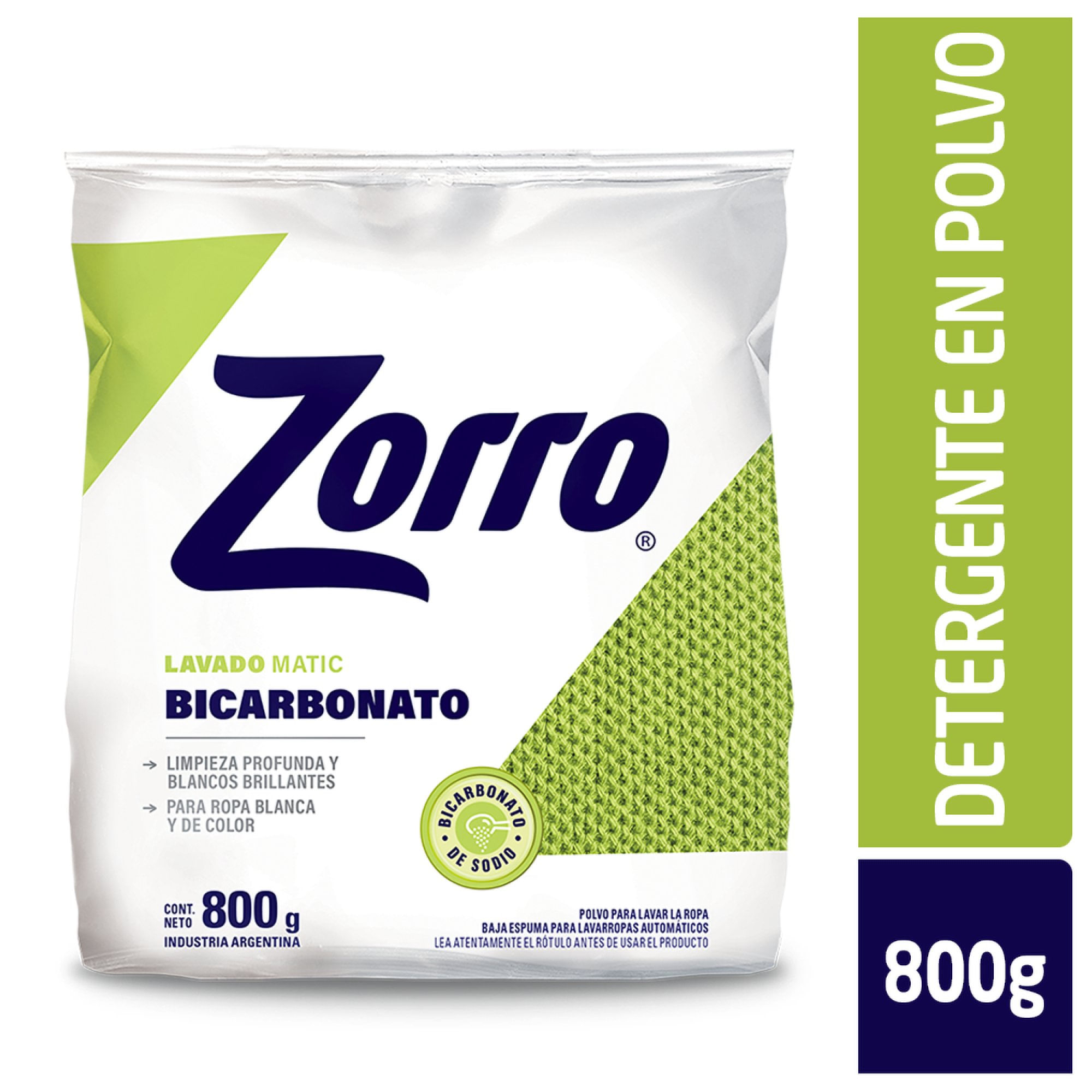 Zorro Polvo BE Bicarbonato 800 grs