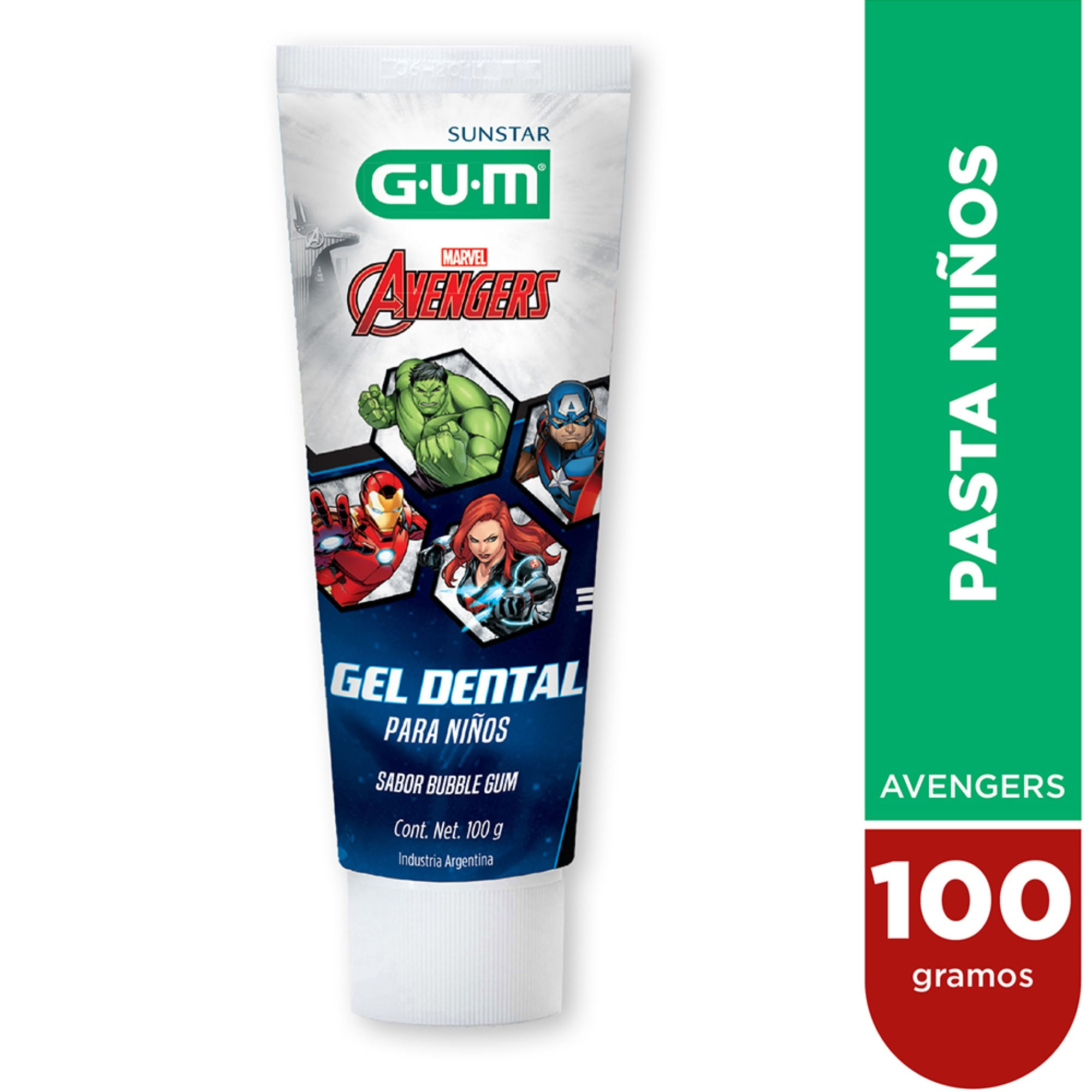 Pasta dental Gum Avengers 100 g.