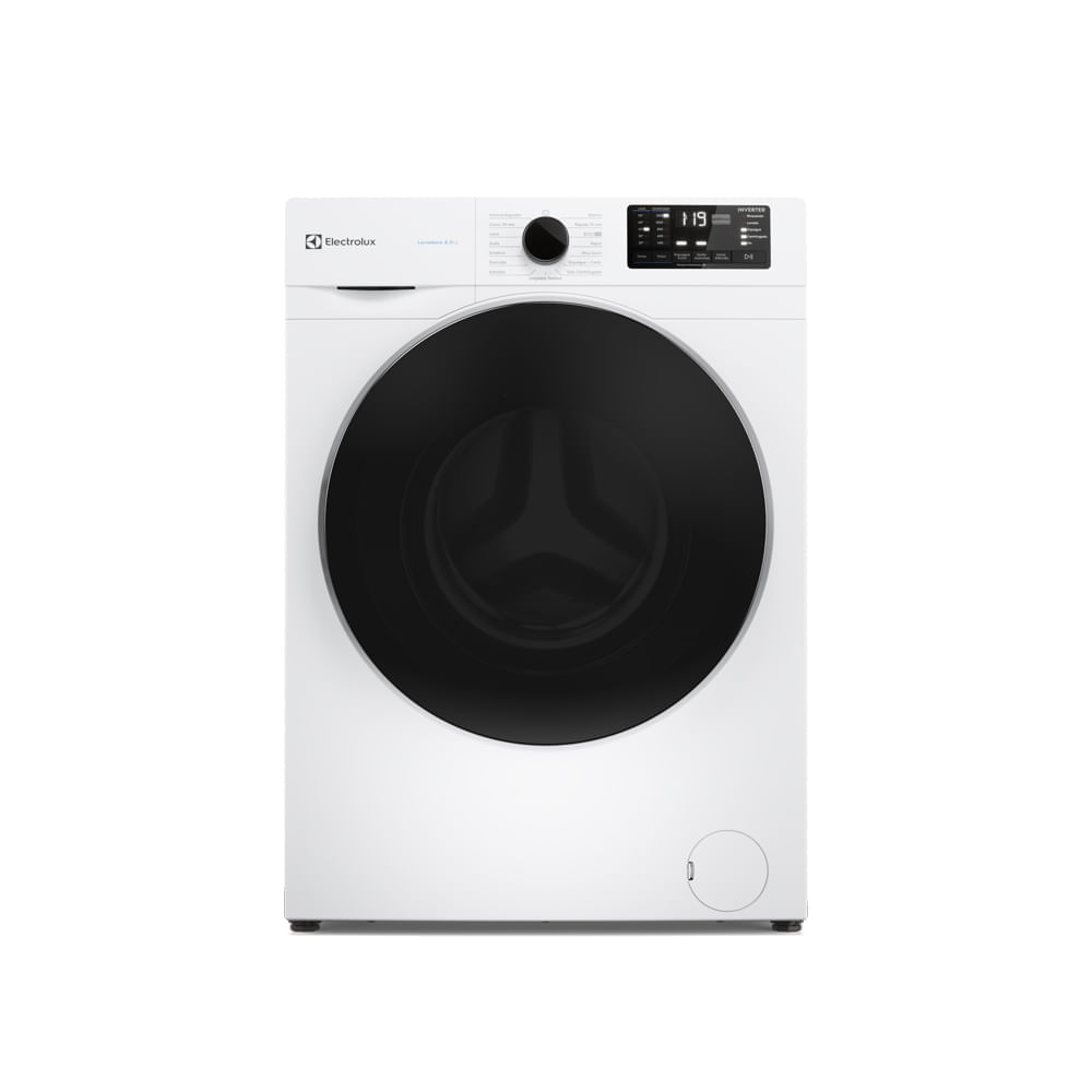Lavarropas Carga Frontal Electrolux 8,5kg Blanco Inverter Elaf208w