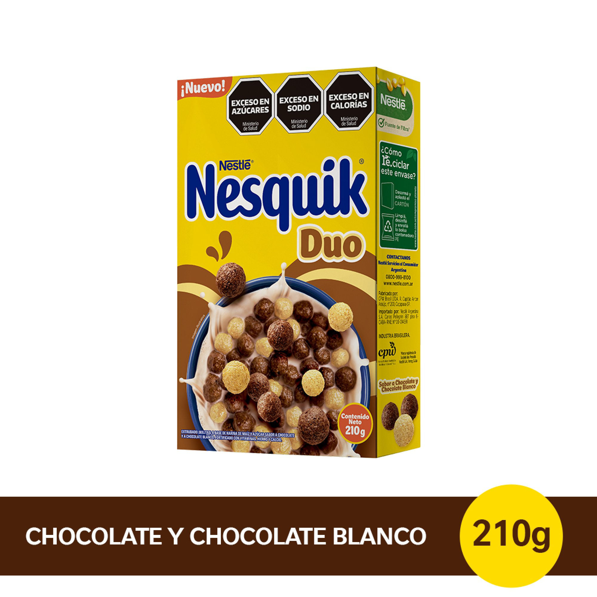 Nesquik Cereal Duo 210 grs