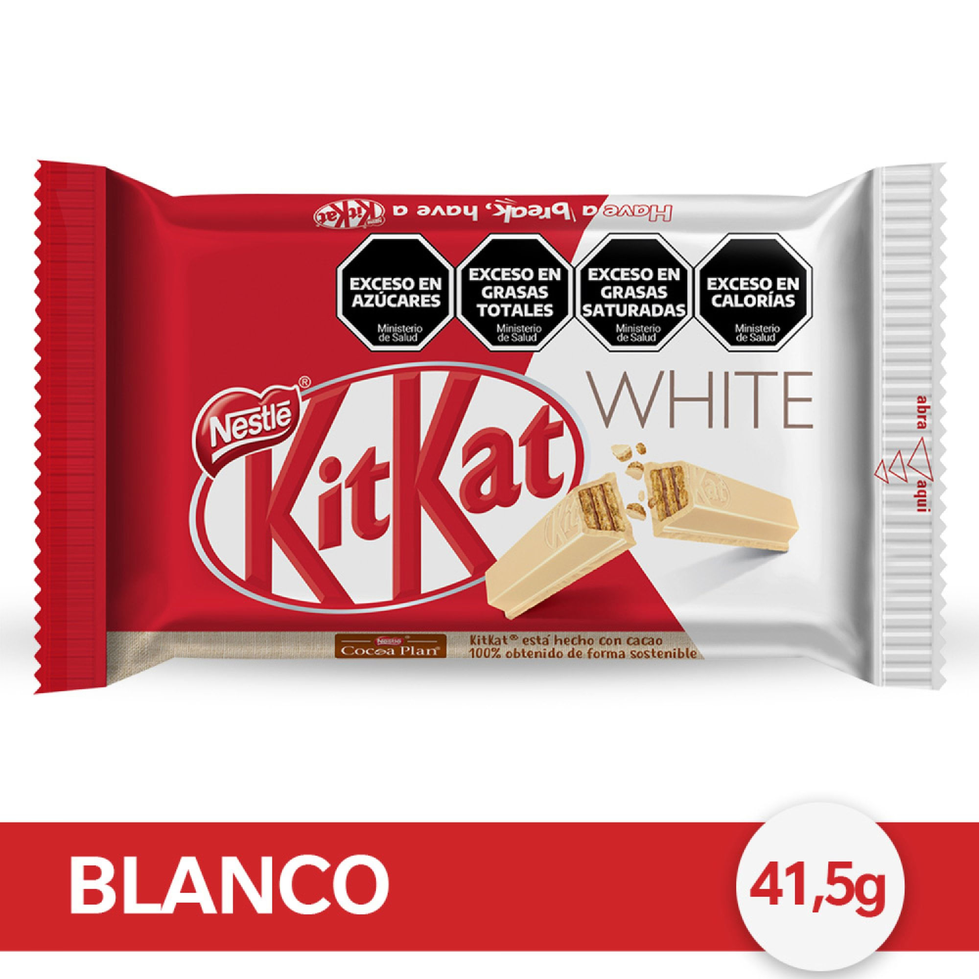 Oblea Kitkat® White 4 Fingers 41,5gr