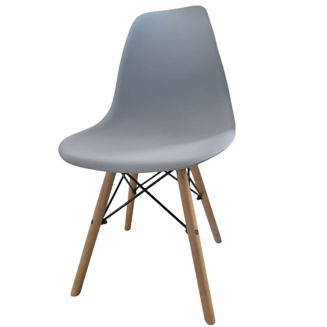 Silla Eames Ideal Comedor Living  Color Gris  (SIL-107)