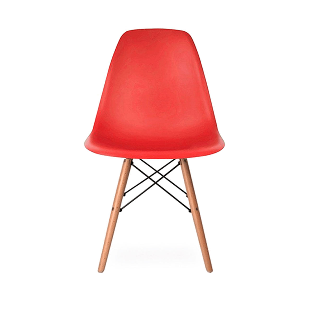Silla Eames Ideal Comedor Living  Color Rojo  (SIL-103)