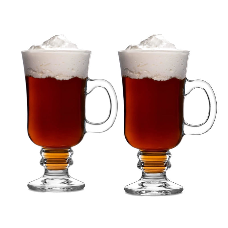 Set X 2 Taza Vaso Vidrio Cappuccino Submarino Latte Pasabahc