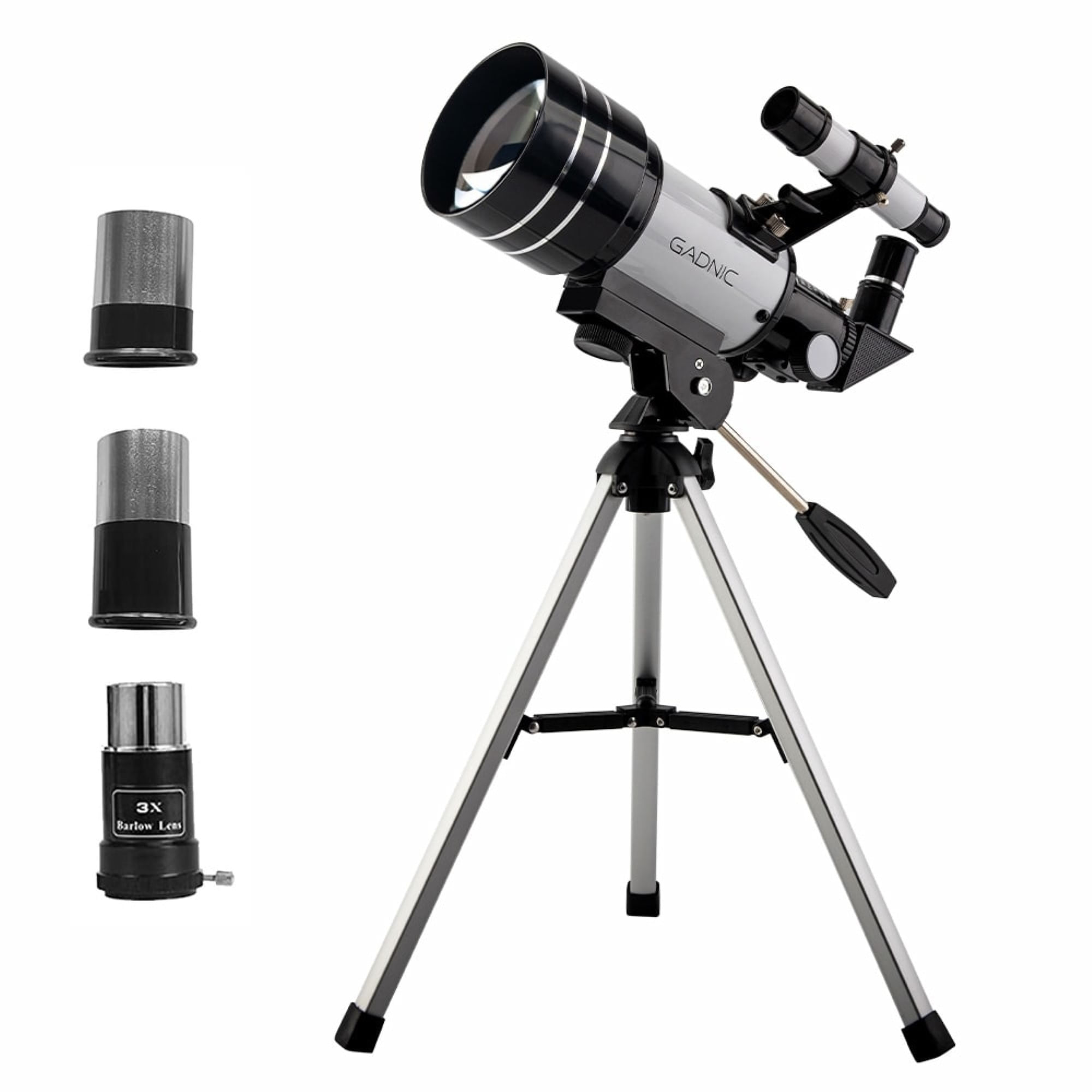 Telescopio Reflector Gadnic 300x70 Fácil De Montar