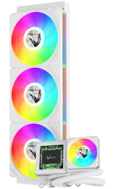 Water Cooling Formula V Line Cryo Wing Digi 360 White (Display 2.73", 340W TDP)