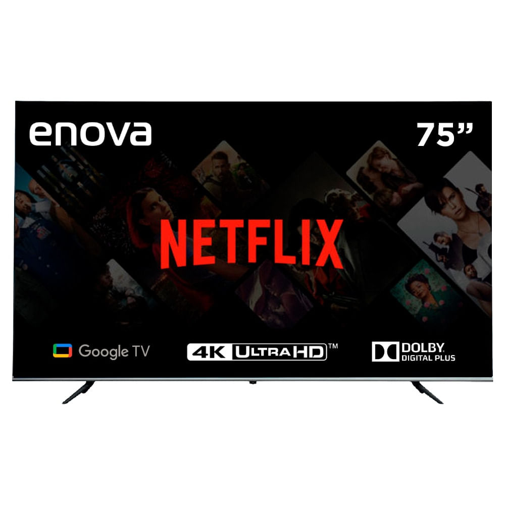 Smart Tv Enova 75 Pulgadas 4k Uhd Te75ug10-Tdf