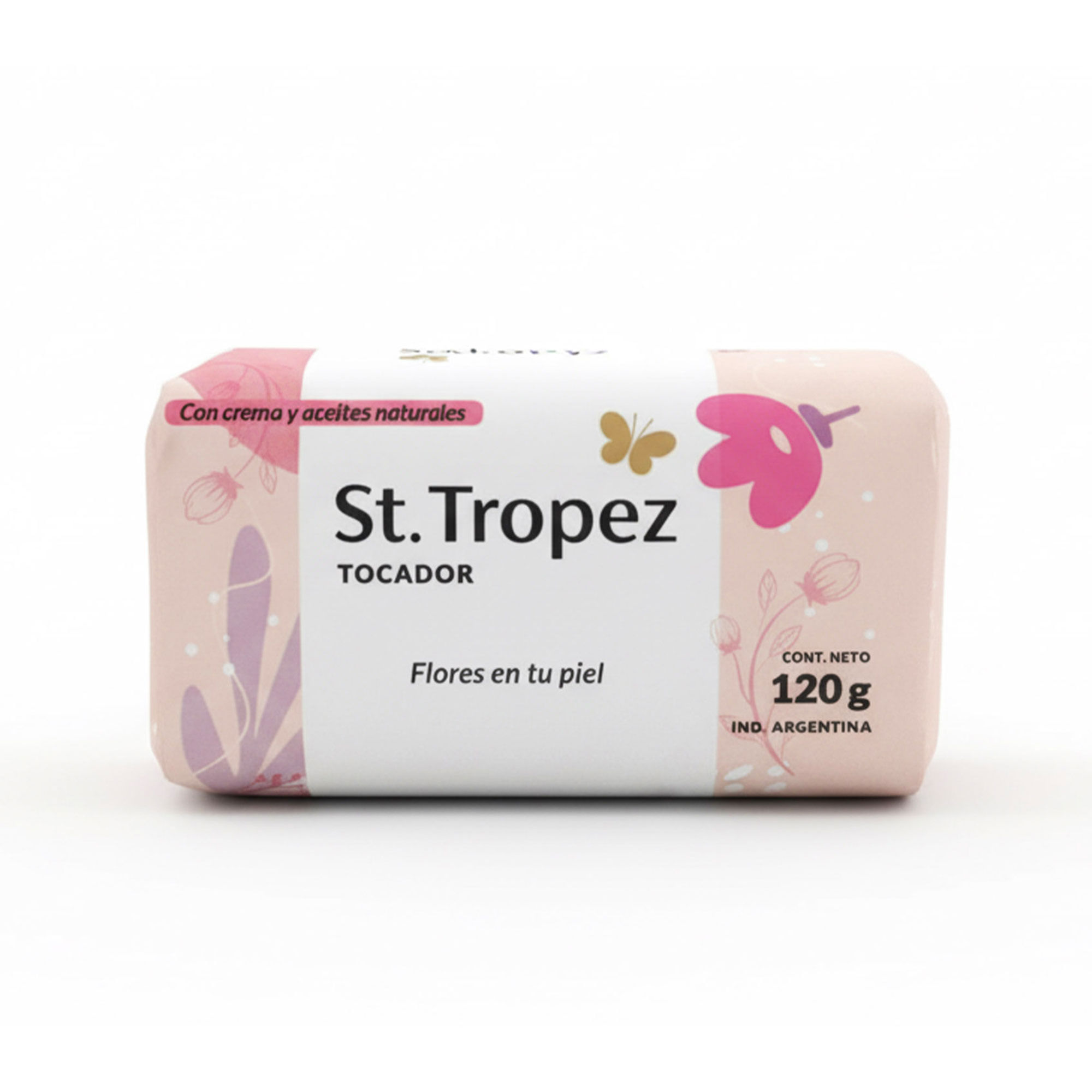Jabón De Tocador St Tropez Flores En Tu Piel 120 G