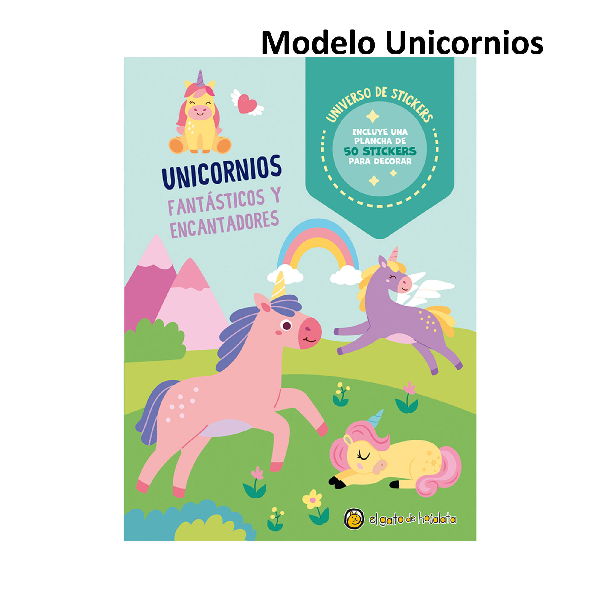 Libro para colorear Universo de stickers (Modelos Surtidos)