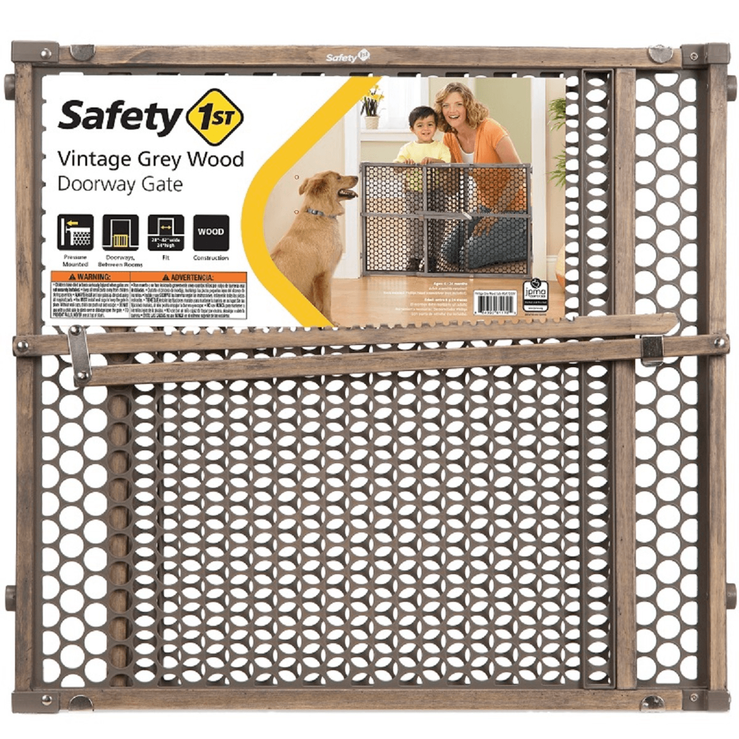 Puerta De Seguridad Para Bebés Vintage SAFETY 1ST.