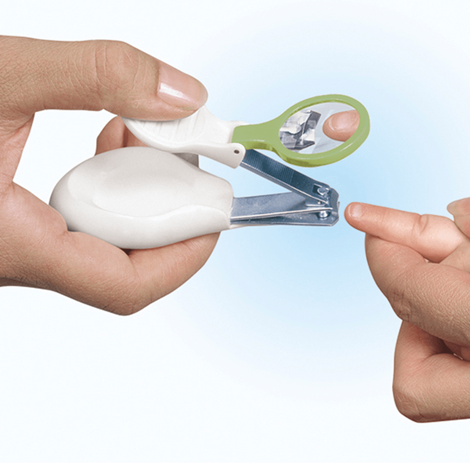Cortaúñas con lupa clear view nail clipper safety 1st