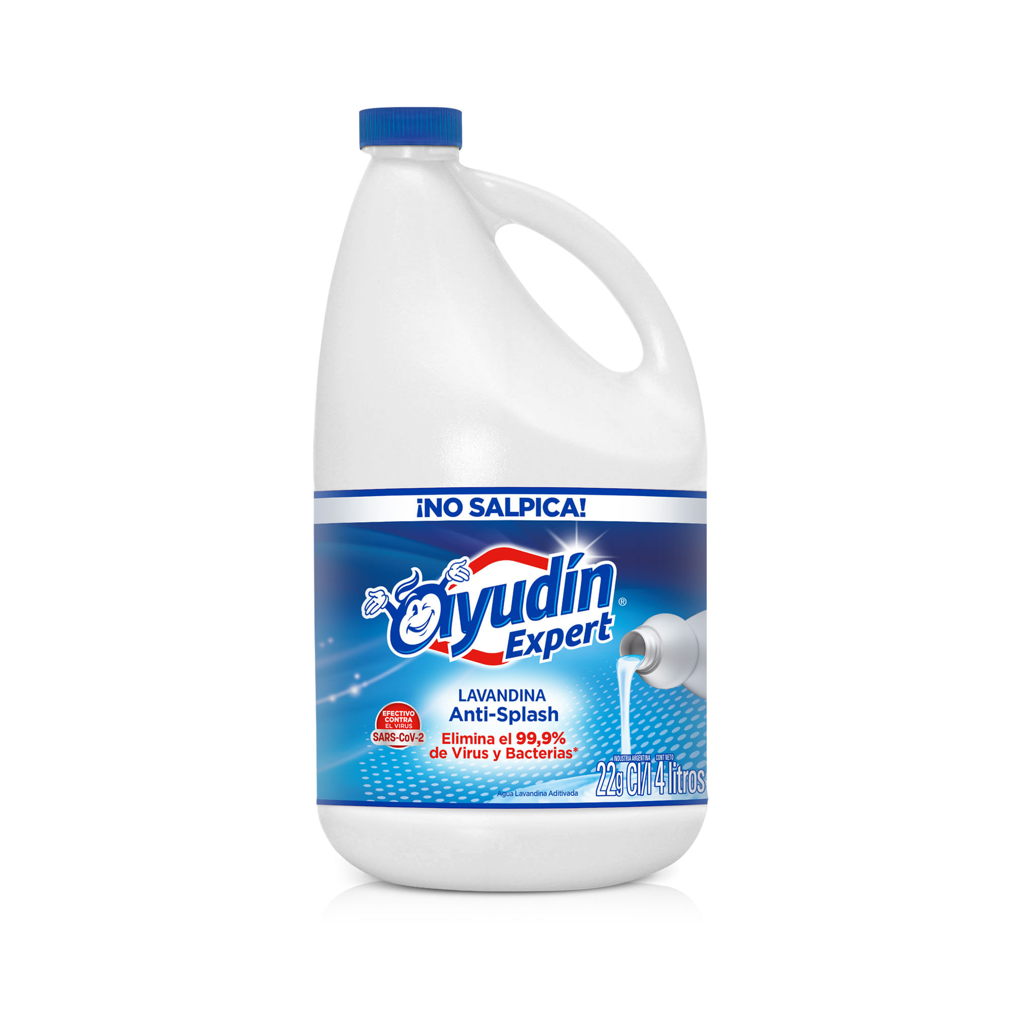 Lavandina Ayudín antisplash 4 lts