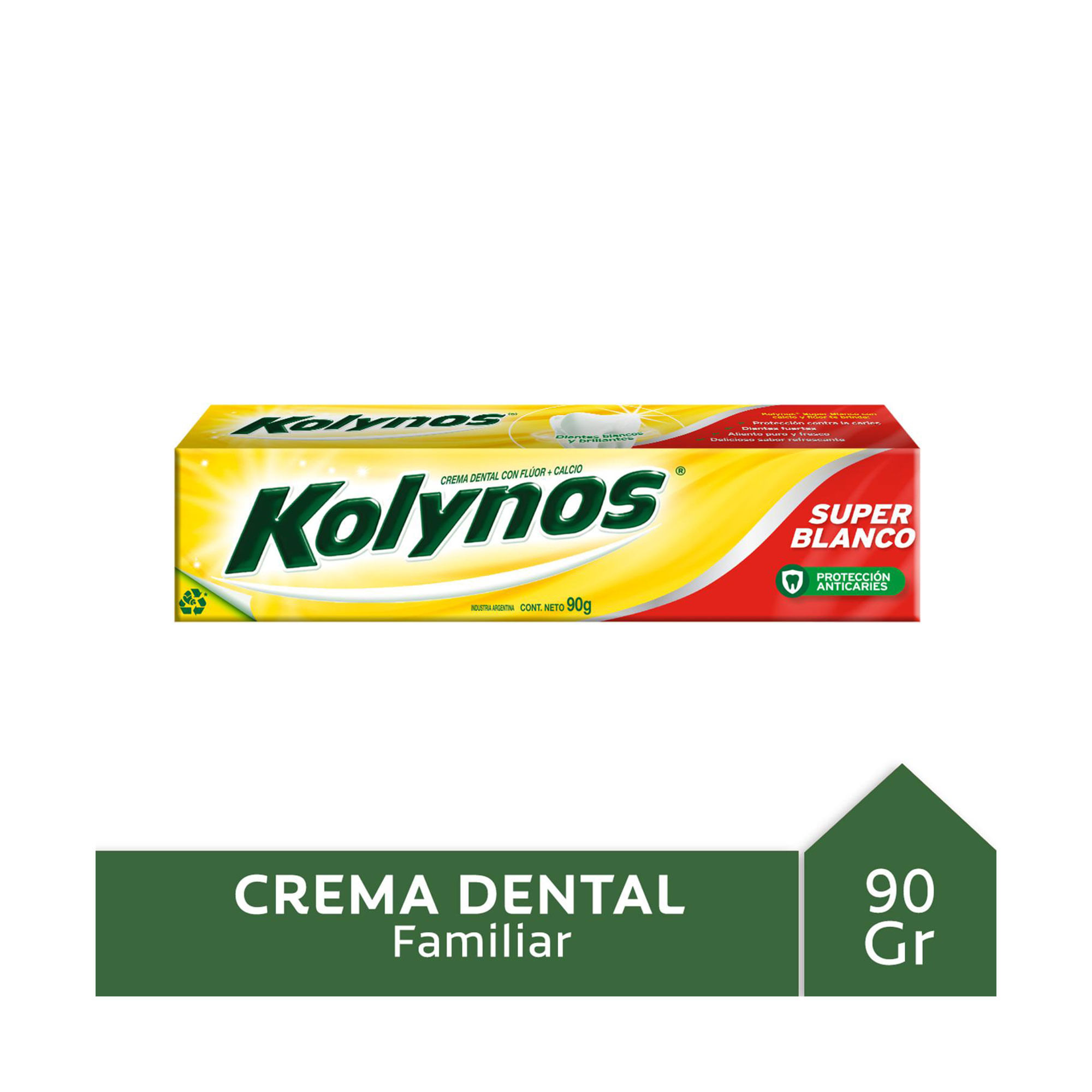 Crema Dental Kolynos White Protection 90 Gr.