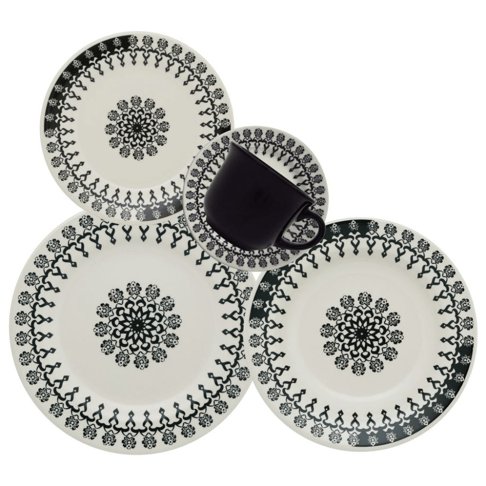 Set Vajilla Platos x 20 Piezas Folk X
