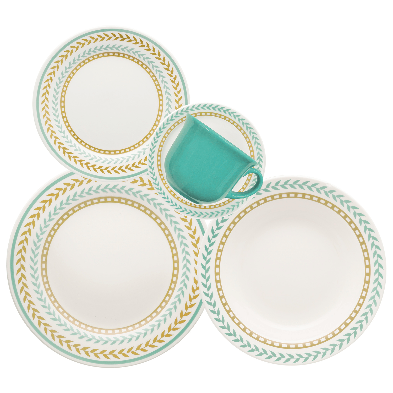 Set Vajilla x 30 Piezas Louros