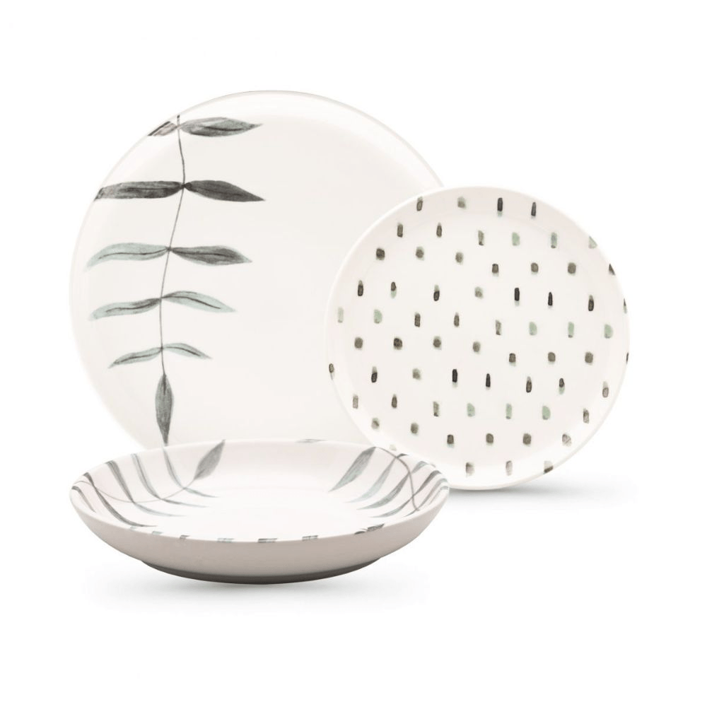 Set Vajilla x 18 Piezas Samambaia