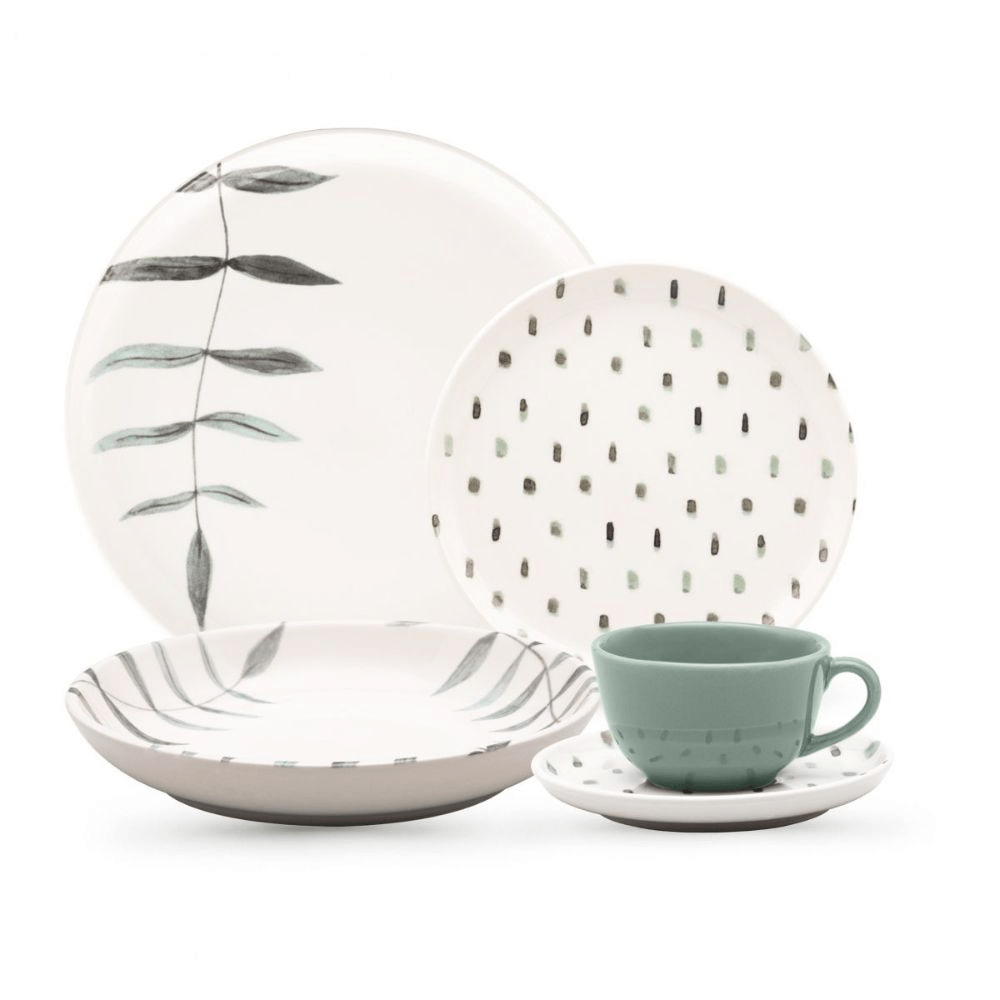 Set Vajilla x 20 Piezas Samambaia