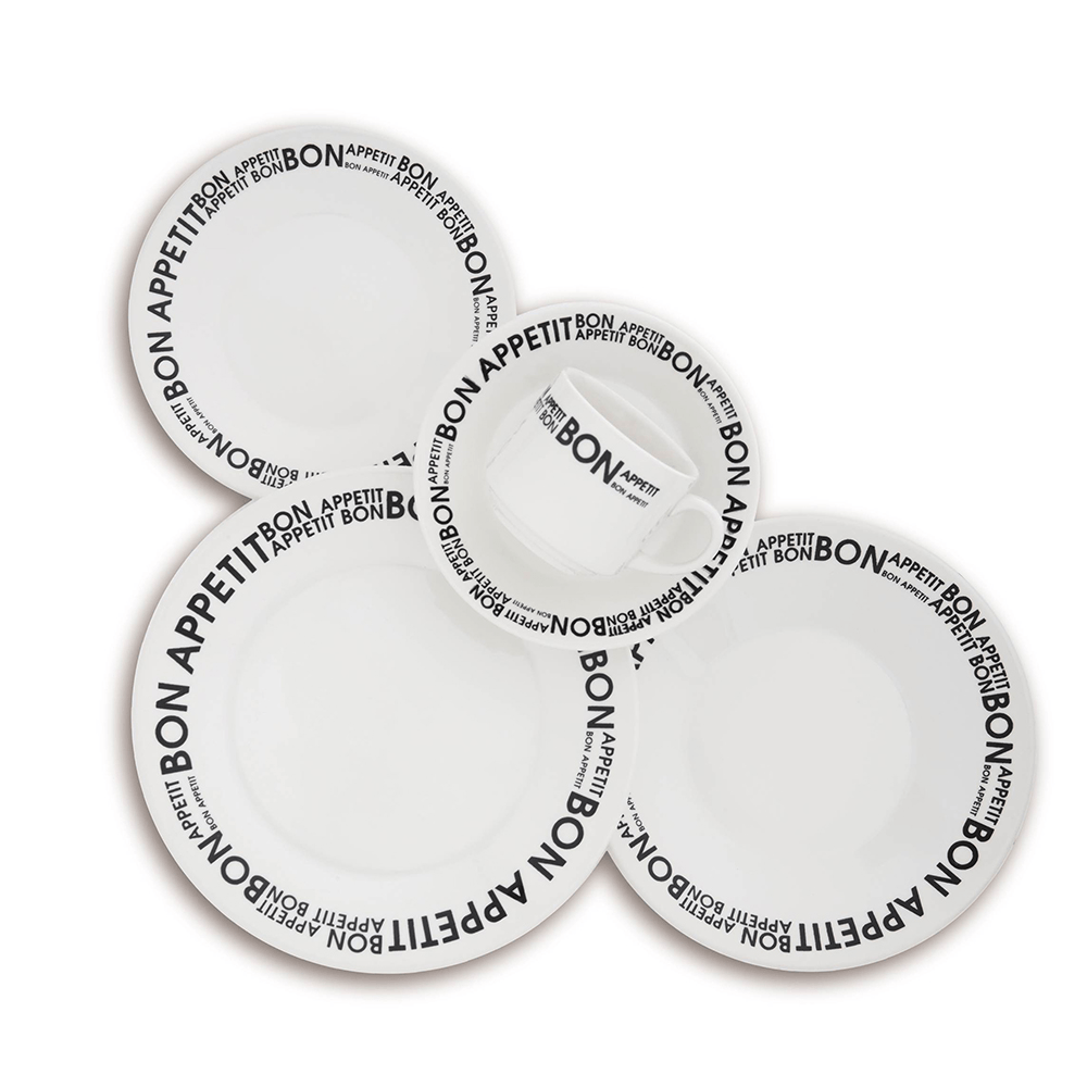 Set Vajilla x 20 Piezas Bon Appetit