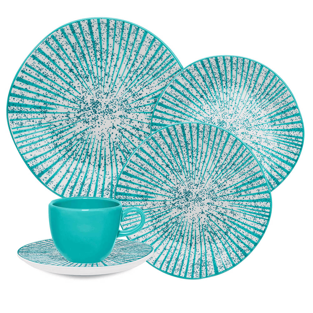 Set Vajilla Platos x 30 Piezas Ryo Time Porcelana