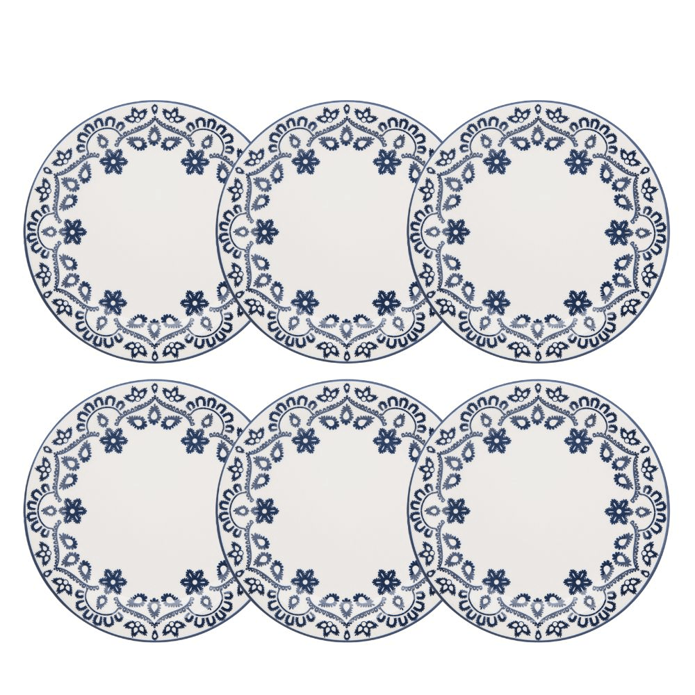 Set Vajilla Platos x 6 Piezas Playos 26 cm Bifaz Energy