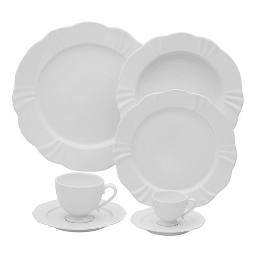 Set Vajilla Platos x 42 Piezas Porcelana Soleil